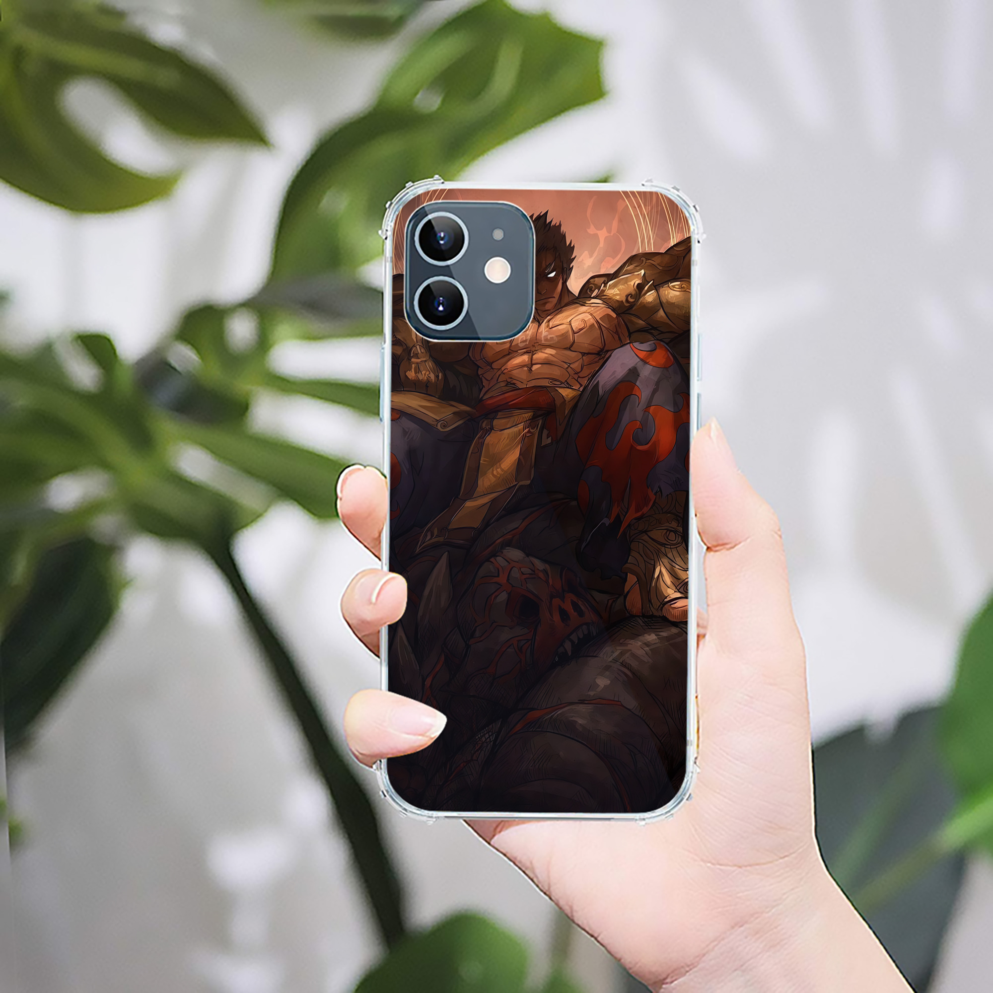 （画像用） 北斗の拳 Fist of the North Star 【iPhone 12シリーズ対応】透明スマホケース（クリアソフトケース）